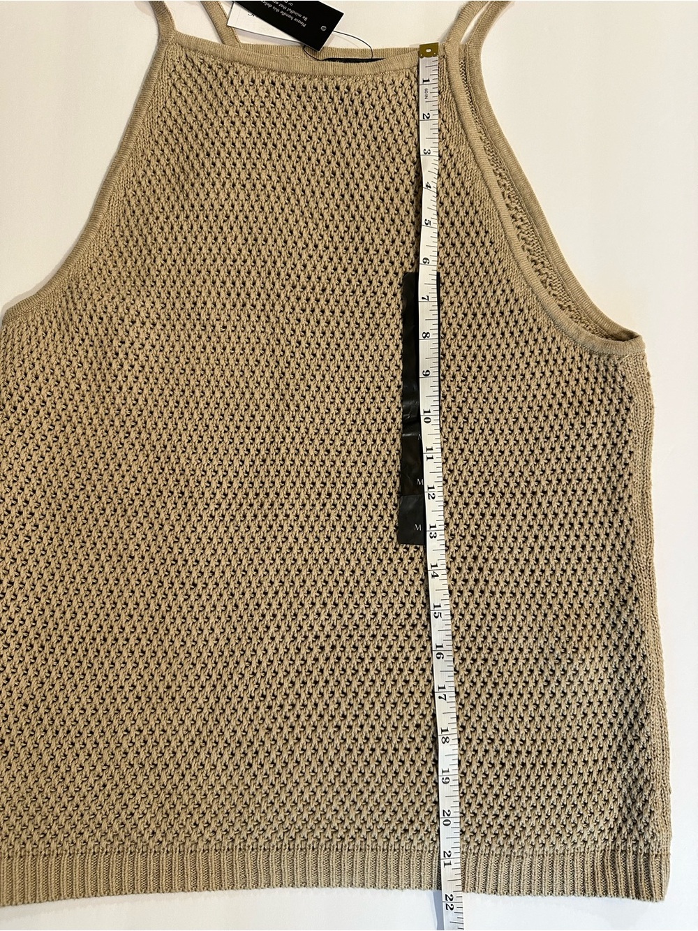 Banana Republic Tan Open-Knit Tank Top - Picture 5 of 10
